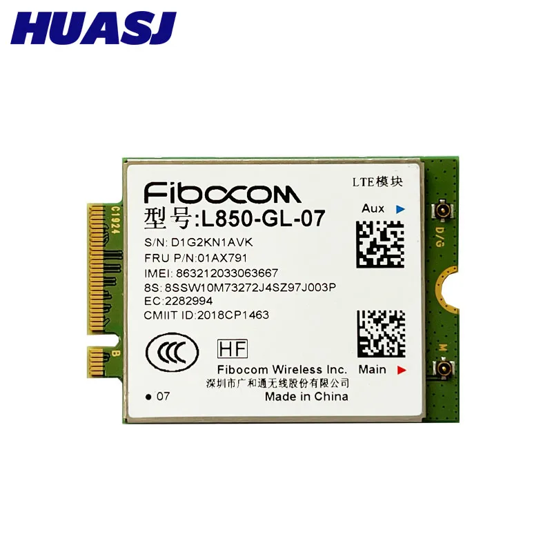 Tarjeta inalámbrica 4G LTE L850-GL M.2 para Thinkpad T495s P53 P43s T14 P14s T15 T14s X13 P15s L14 L15 01AX792 - imagen 3
