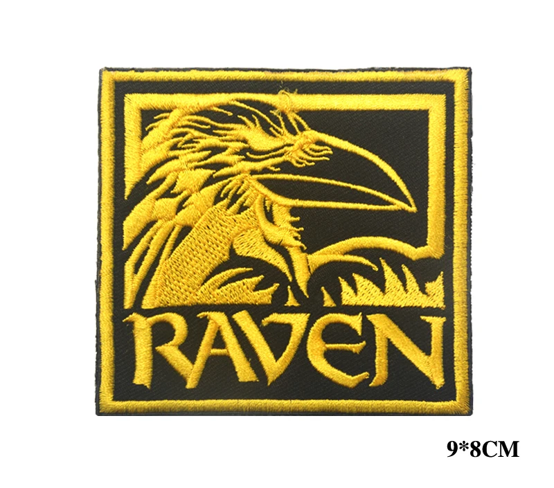 Parche de cuervo de ODIN, emblema vikingo bordado, mitología nórdica, Parche de Noruega para mochila - imagen 5