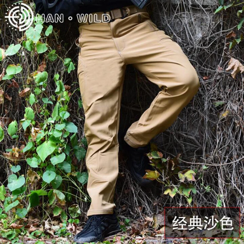 TAD-Pantalones tácticos impermeables para hombre, pantalón militar Softshell para caza, senderismo, Camping, deportes, Invierno - imagen 3
