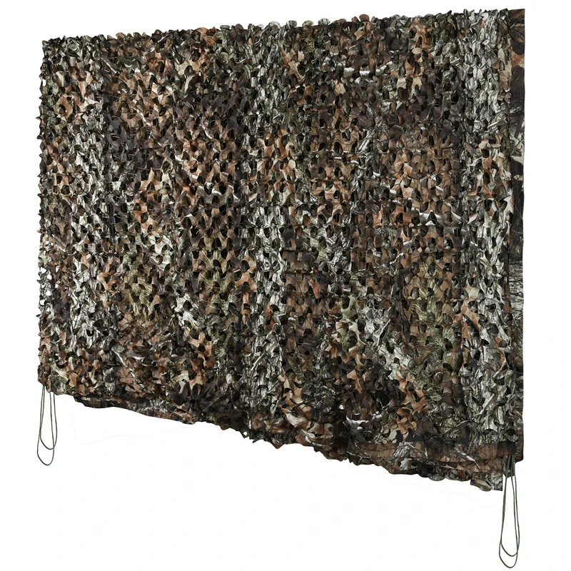 Redes de camuflaje de arce reforzado, refugio solar para acampar, caza, Red de camuflaje militar para tiro al aire libre, malla oculta ciega - imagen 4