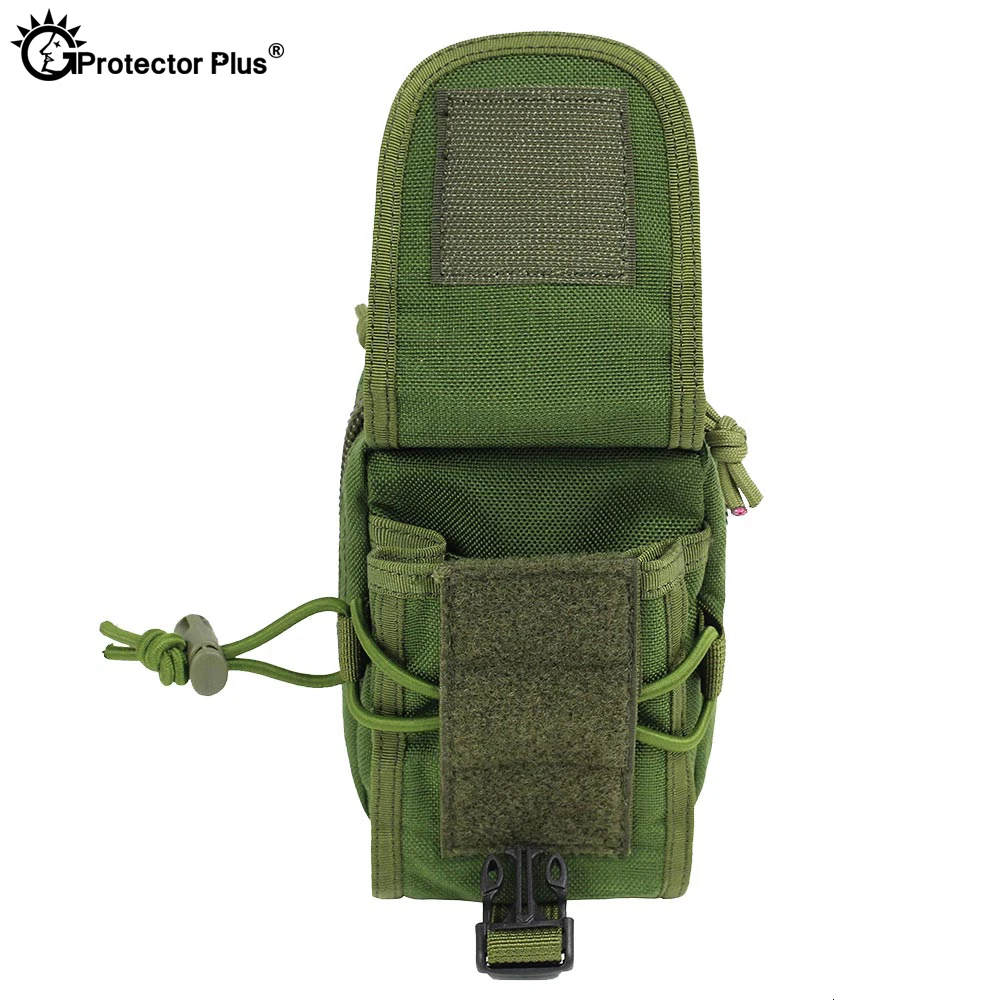 Bolsa de accesorios de camuflaje Plus, bolsa táctica Molle impermeable para viajes al aire libre, caza, Camping, teléfono móvil, bolsa deportiva - imagen 4