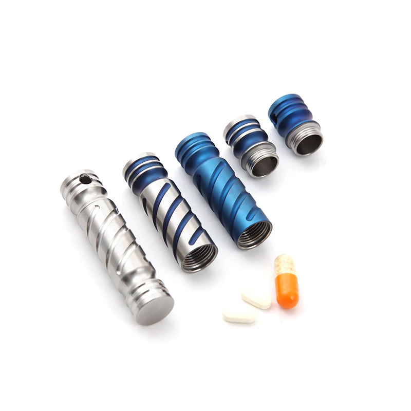 Dispositivo de sellado de caja de herramientas impermeable, aleación de titanio EDC, con almacenamiento de cápsula - imagen 3