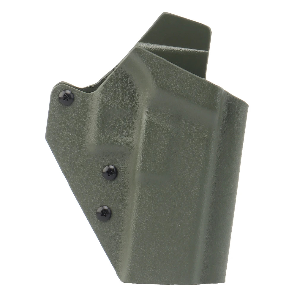Funda de pistola de caza táctica Glock Kydex OWB, remo montado, retención ajustable para G17, G19, G19X, G45 - imagen 2