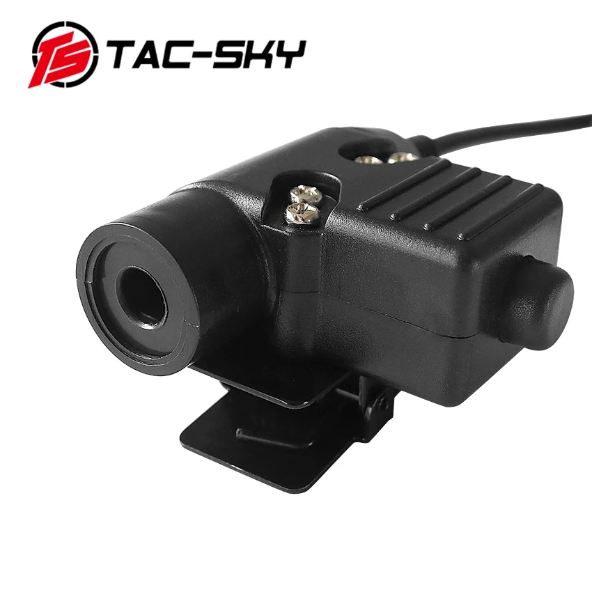 TS TAC-SKY adaptador táctico militar PTT U94 PTT para Motorola GP328 PRO5150 GP338 PG380 GP680 Radio Walkie Talkie auriculares - imagen 5