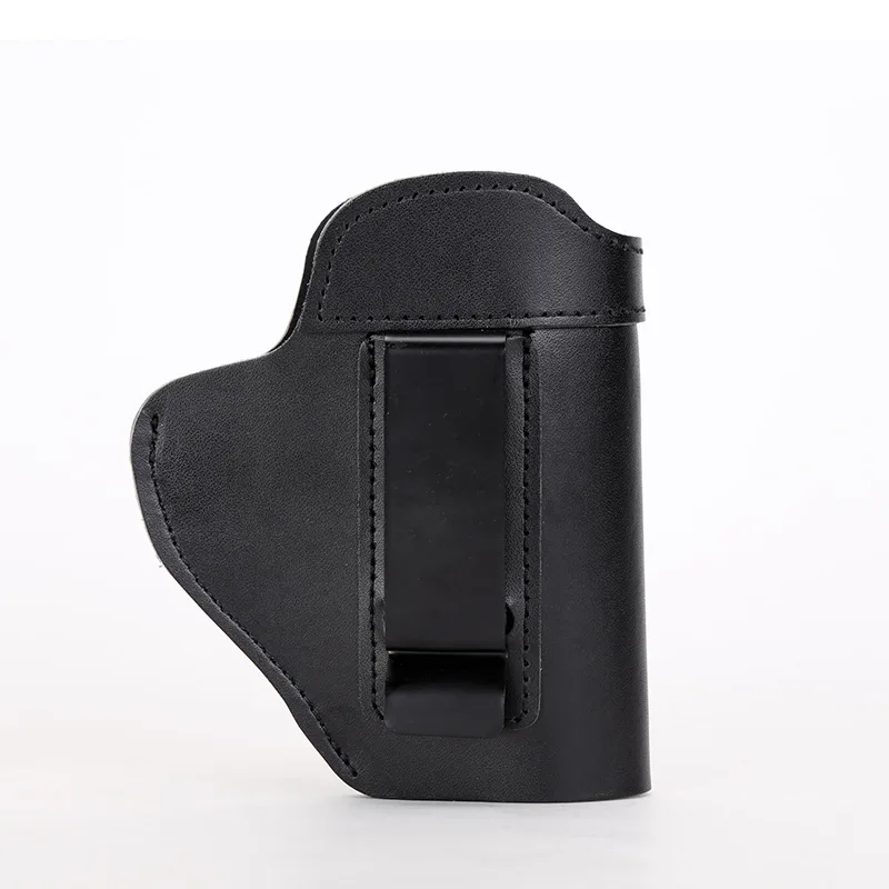 Funda táctica de cuero para pistola de transporte oculto, funda con Clip Glock 17 19 26 43 P226 P229 Ruger Beretta 92 M92 s & w - imagen 2