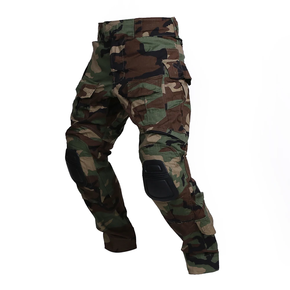 Emersongear pantalones de entrenamiento táctico Gen 3 pantalones Cargo para hombre tiro Airsoft caza juego de guerra combate senderismo ciclismo WL EM7044 - imagen 3