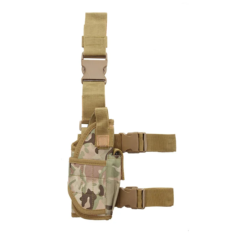 Funda táctica para pierna y muslo de mano derecha, funda ajustable para pistola Universal para caza, funda de transporte para pistola Airsoft - imagen 3
