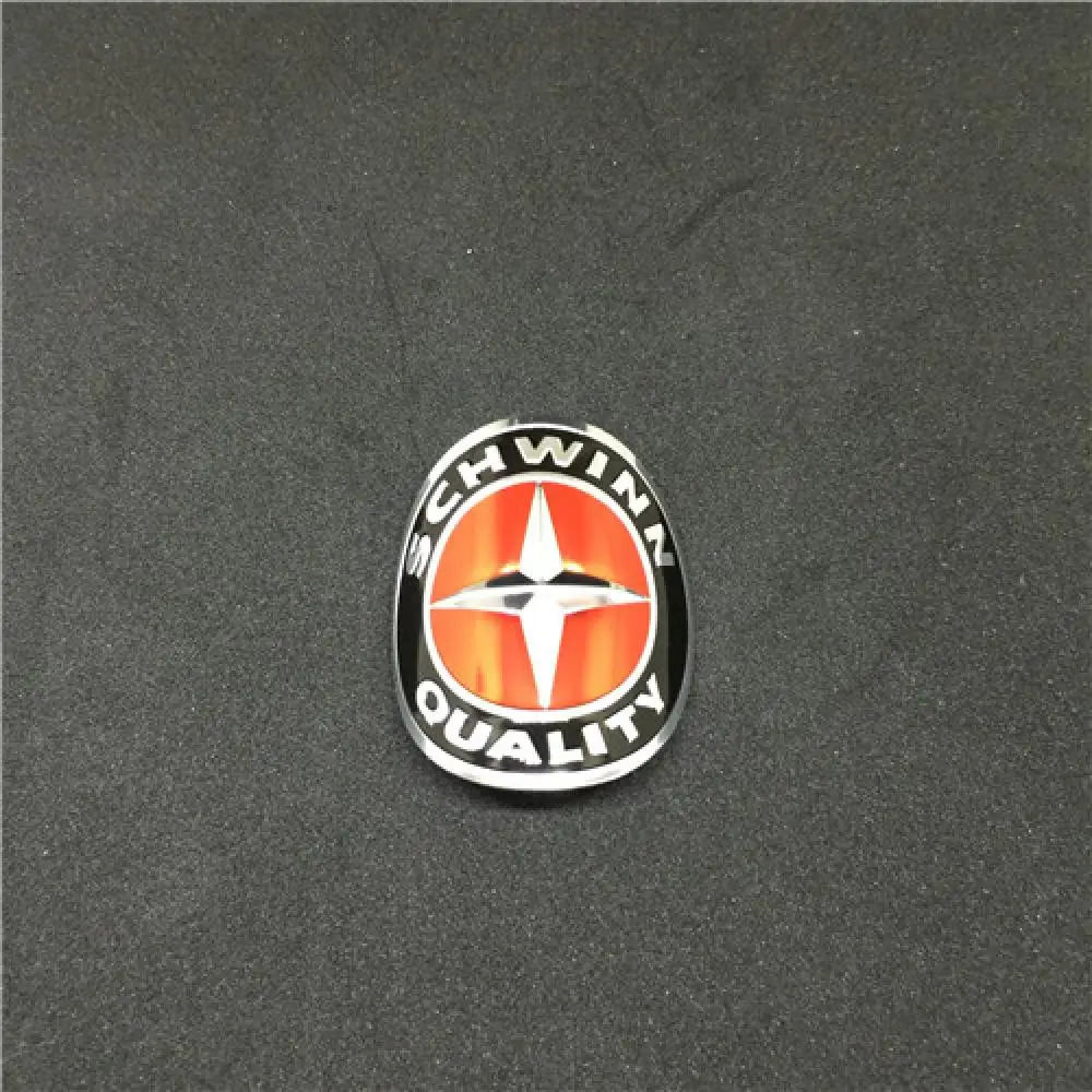 Schwinn-pegatina para cabeza de bicicleta, letrero de Metal, mosca muerta, marca de coche americana - imagen 2