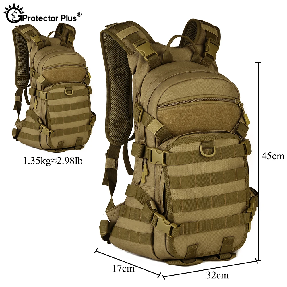 Mochila táctica protectora de 25L, impermeable, de alta calidad, para senderismo, caza, estilo militar, pequeña - imagen 2