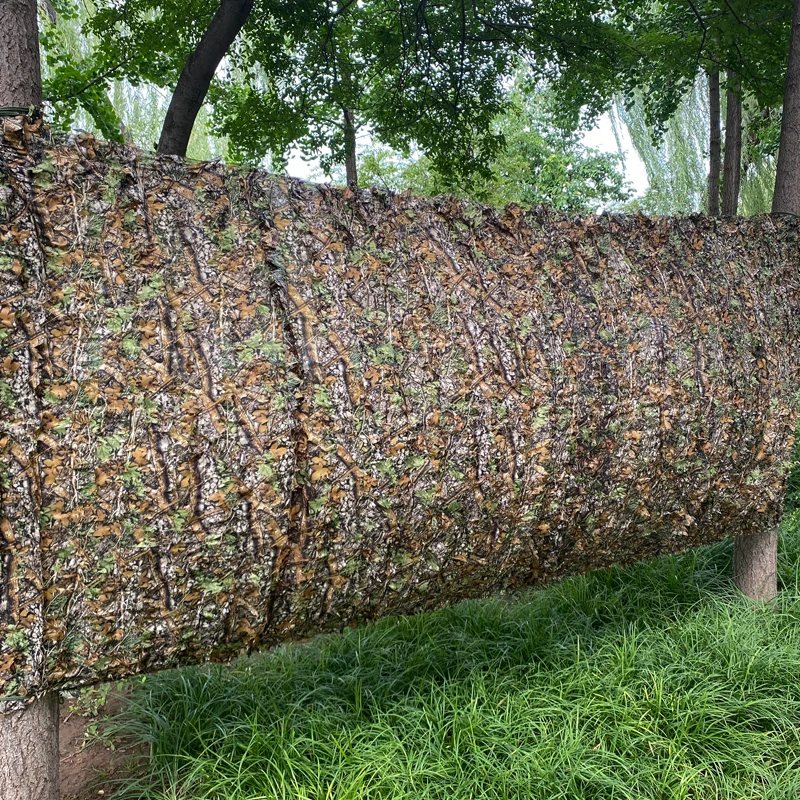 Red de camuflaje 4x1,5 para caza, tela de camuflaje para árbol, tienda de campaña ciega - imagen 4