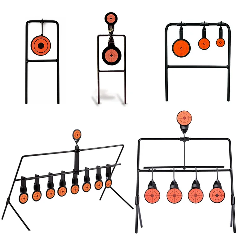 Reinicio de objetivos de tiro para pistola de presión, pistola Airsoft, revólver, tiro al aire libre, accesorios de caza - imagen 3