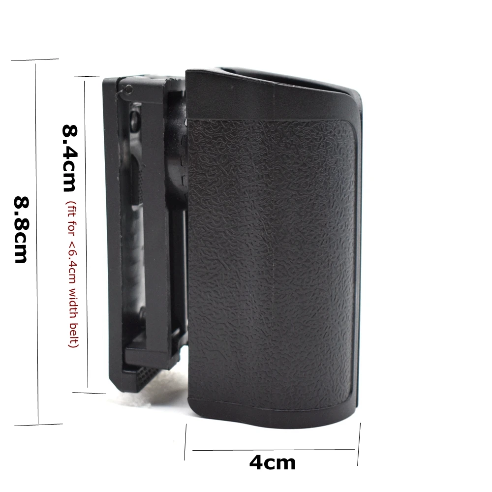 Funda táctica de Gas con forma de lágrima para pulverizador de pimienta, funda para bastón expandible, bolsa para linterna giratoria de 360 grados, funda de plástico de nailon - imagen 4