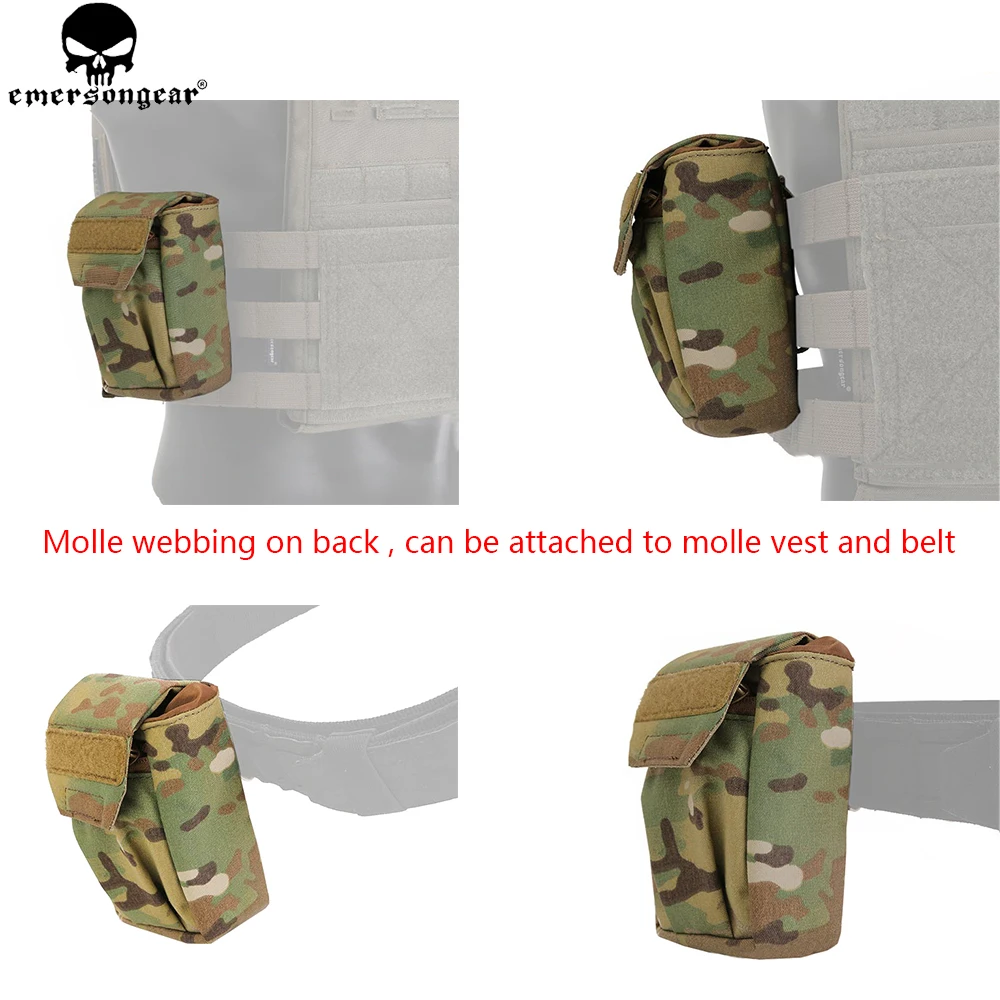 Emersongear-bolsa pequeña de bucle de inserción para caza táctica, Molle Mag, bolsillo para herramientas, EM9532 - imagen 5