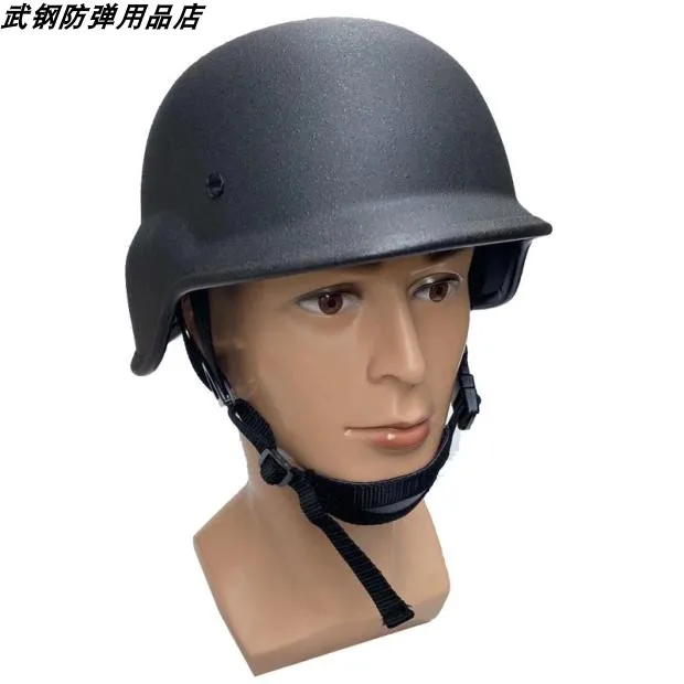 Casco de acero M88, balístico táctico para exteriores, equipo de campo CS, casco de batalla, casco antidisturbios negro - imagen 3