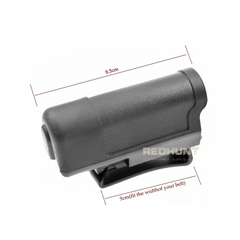 Bolsa táctica para linterna al aire libre, funda para linterna MOLLE, funda para cinturón, bolsa para linterna LED con luz de lucha, antorcha con Clip para iluminación - imagen 3