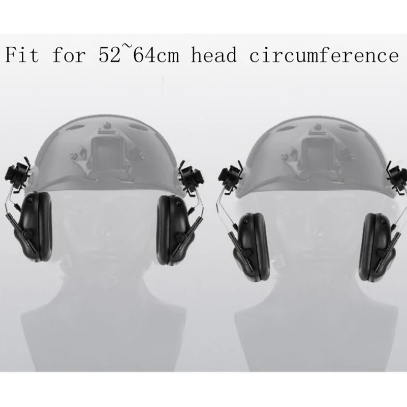 Auriculares tácticos antirruido de alta calidad, audífonos con cancelación de ruido para tiro, Airsoft Guns, auriculares para entrenamiento, Wargame - imagen 4