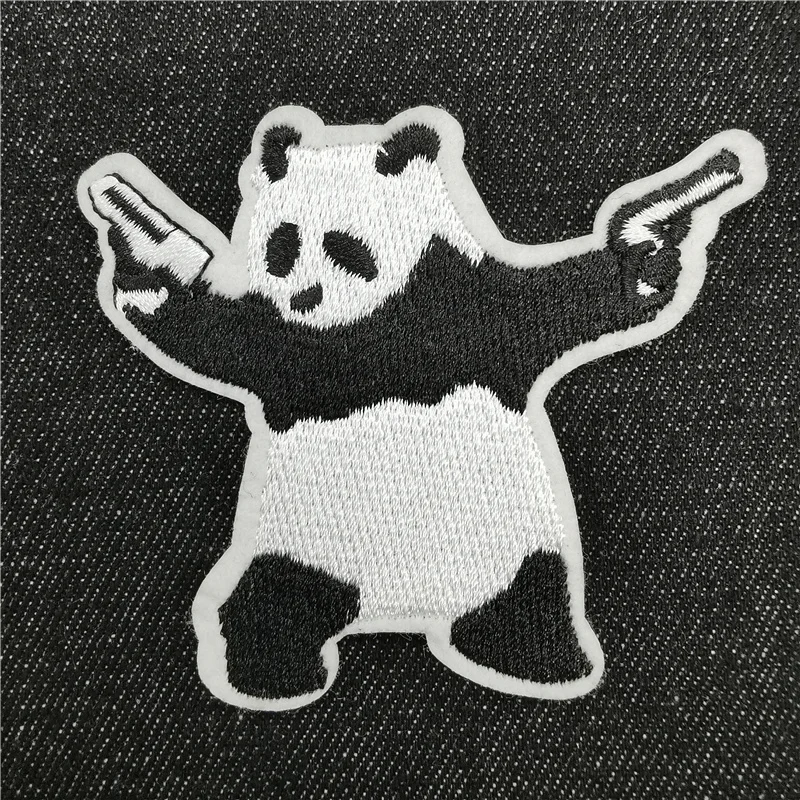 Parches bordados de pentagrama blanco y negro para chaqueta, parche del alfabeto, rayas de transferencia de hierro, apliques de letras, 46 estilos - imagen 3