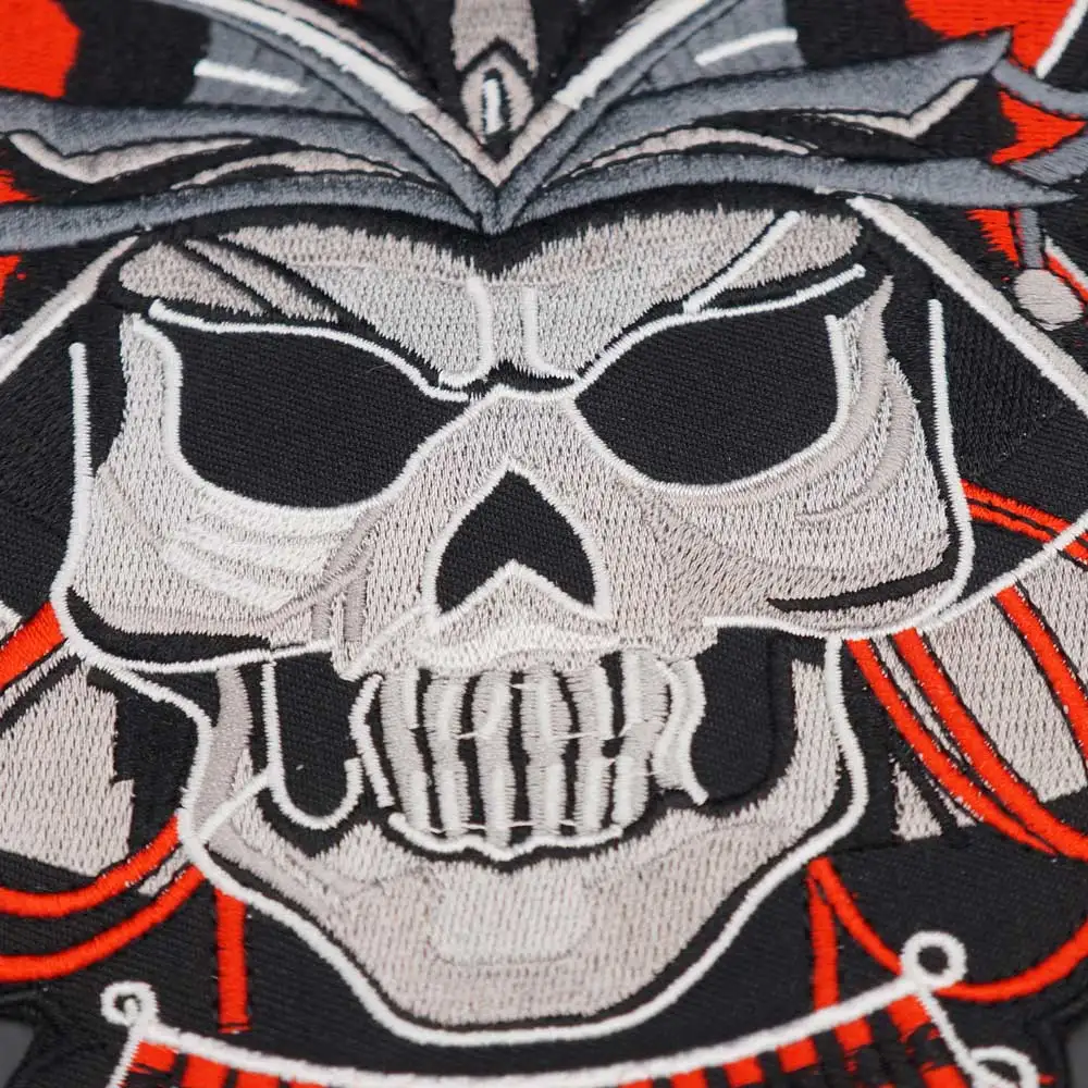 Parche bordado de hierro samurái Los Santos 1% MC, insignia de gran tamaño para chaqueta, chaleco trasero, motocicleta, Club, motorista - imagen 5