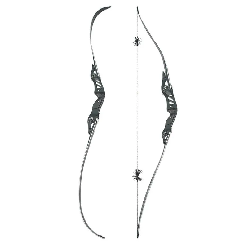 Arco recurvo de 60 pulgadas para tiro con arco largo, accesorio de caza para deportes al aire libre, 20-55lbs - imagen 3