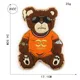 1PC bear orange