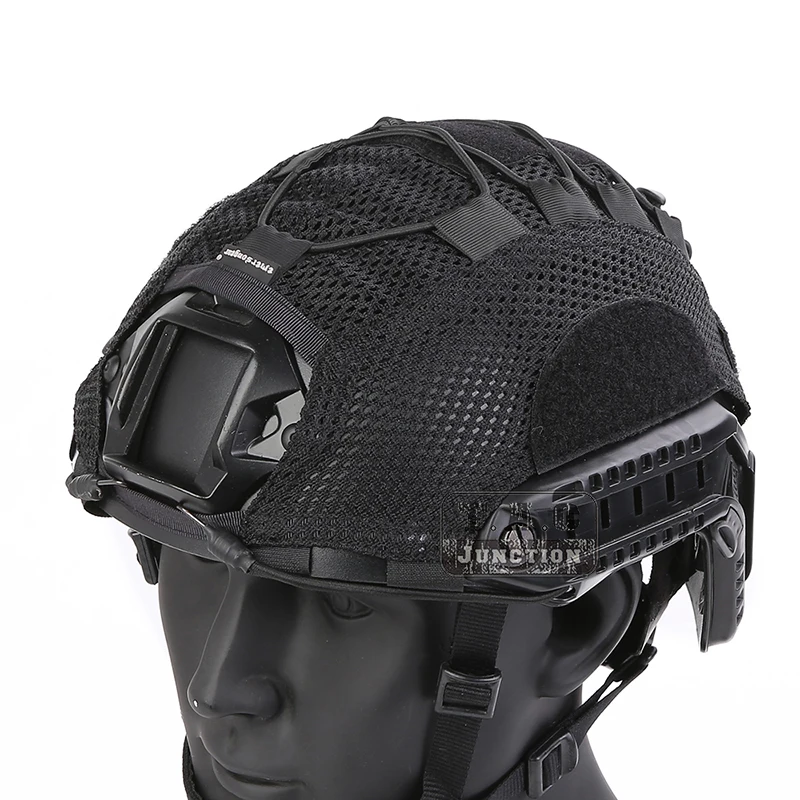 Emersongear-cubierta de malla para casco balístico y FAST Bump NVG, OPS-CORE de batería, color negro - imagen 5