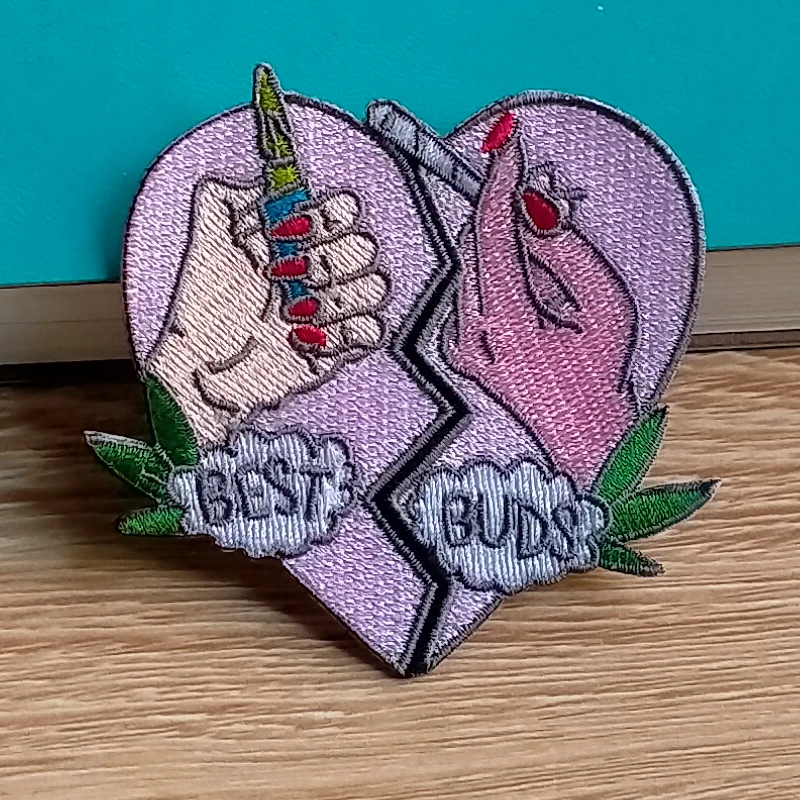 Parche de hierro para ropa, bordado de ballena/ola de mar, insignia de naturaleza DIY, accesorio de apliques - imagen 5