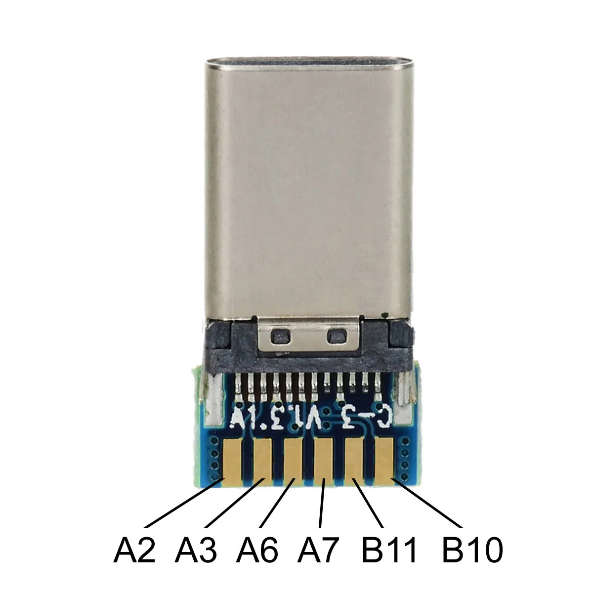 Conector de enchufe macho USB 3,1 tipo C, USB-C DIY, 24 Pines, tipo SMT con placa de PC - imagen 5