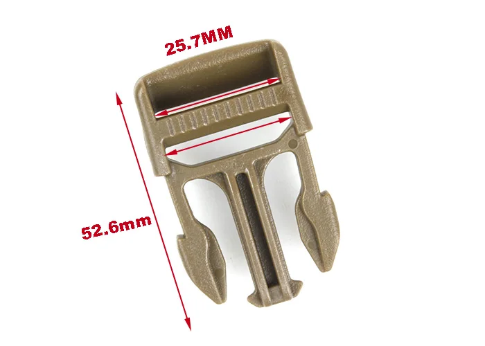 2PCS XC-1B-01 Chaleco táctico Hebilla de conexión rápida de 1 pulgada - imagen 5