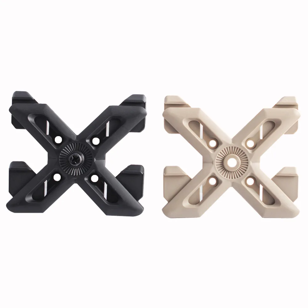 Placa de fijación Molle de rotación táctica de 360 grados para escorpus Holsters Mag Pouch, adaptador de chaleco de carga de armadura de paleta de pistola - imagen 5