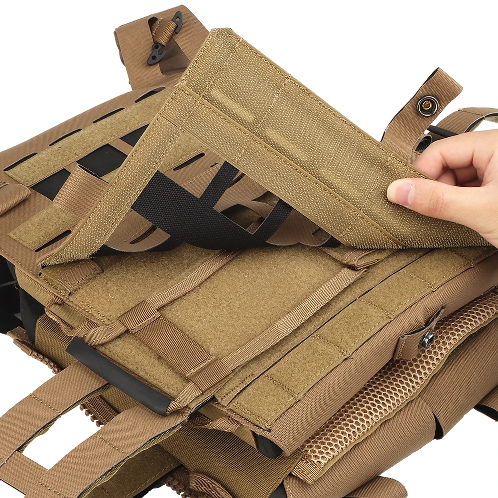 Portador Placa Táctica Crye SPC JPC Molle - Detalle de materiales