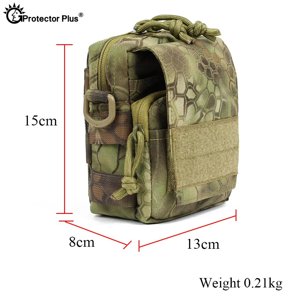 Bolsa cruzada táctica para deportes al aire libre para hombres, mochila impermeable de nailon 1000D, PROTECTOR de Campo Grande, viaje, Camping, caza, correr - imagen 3