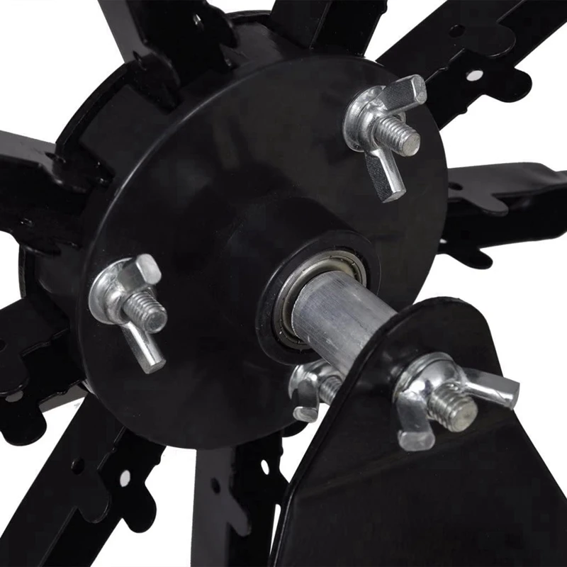 Objetivo de disparo giratorio de 9 placas, reinicio automático, acero inoxidable, Rifle de aire, pistolas Aairsoft, práctica - imagen 4