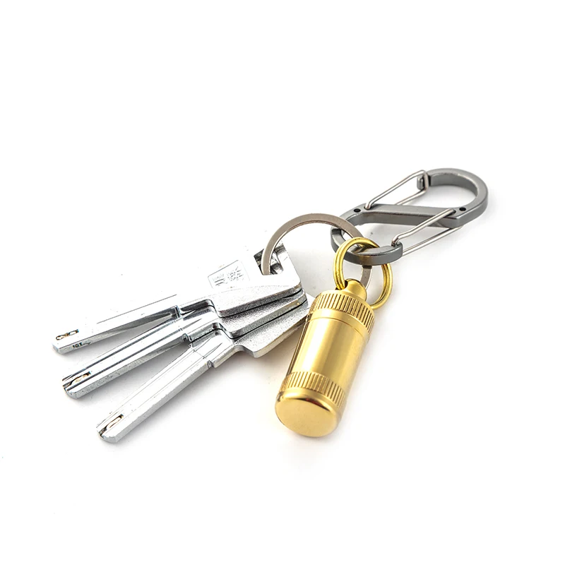 Pastillas enlatadas impermeables de latón EDC - imagen 2