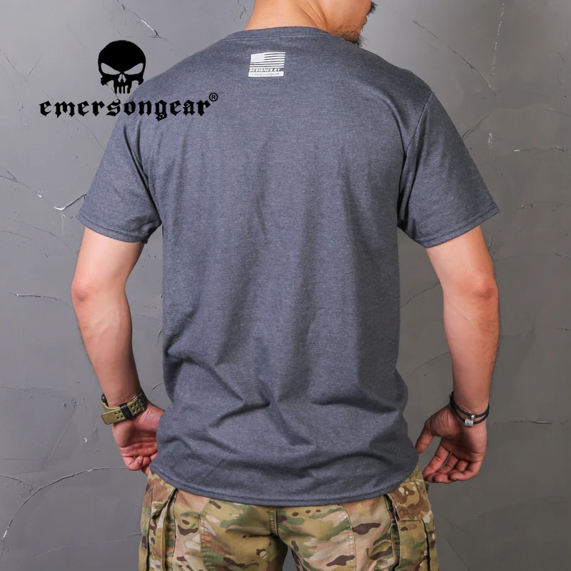 EMERSONGEAR-Camiseta informal de moda táctica para hombre, Camiseta deportiva para el hogar y al aire libre, camiseta cultural para ir al trabajo diario, pesca y correr - imagen 3