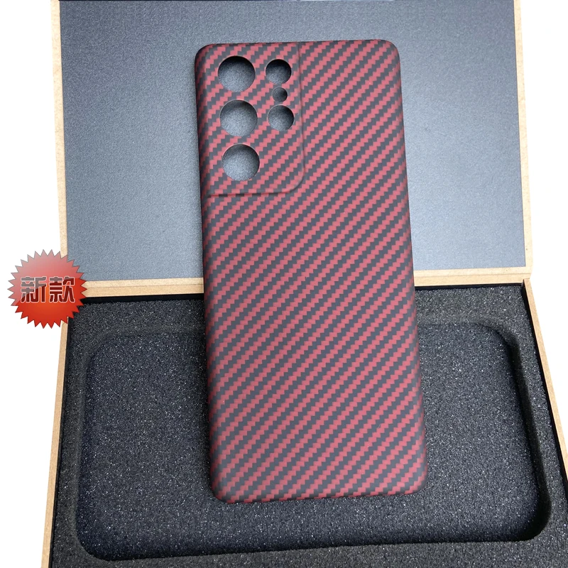 Funda de fibra de carbono S21/S21 +/S21Ultra para teléfono móvil, funda protectora anticaída, ligera - imagen 5