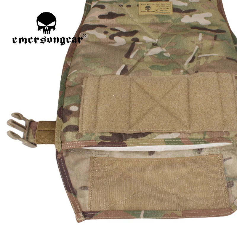 Emersongear para RRV chaleco táctico Panel trasero mochila sistema Molle aro de bucle para portador de placa Airsoft caza combate al aire libre
