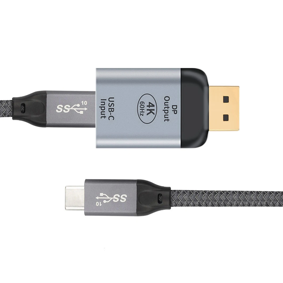 Cable de USB-C tipo C hembra a Displayport DP Sink HDTV, Adaptador 4K, 60hz, 100 p, 10Gbps, 1080 W, para tableta, teléfono y ordenador portátil - imagen 2