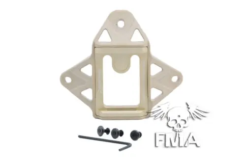 FMA-soporte para casco, cubierta DE 3 agujeros, p/n, Negro/DE, TB627 - imagen 4