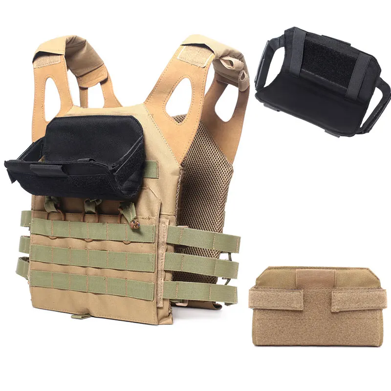 Bolsa táctica de administración para teléfono móvil, chaleco Multicam Molle para el pecho, accesorio de camuflaje para exteriores