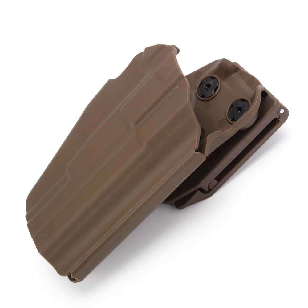 Nueva funda táctica para pistola de mano izquierda y derecha, funda para pistola rápida para G19 17 SIG H & K S & W M & P, fundas con Clip para cinturón de bloqueo rápido - imagen 3