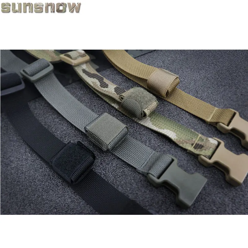 Cinturón de encuadernación de nailon táctico para exteriores, combinación de correas de acabado, cinturón de almacenamiento, 2 piezas - imagen 2