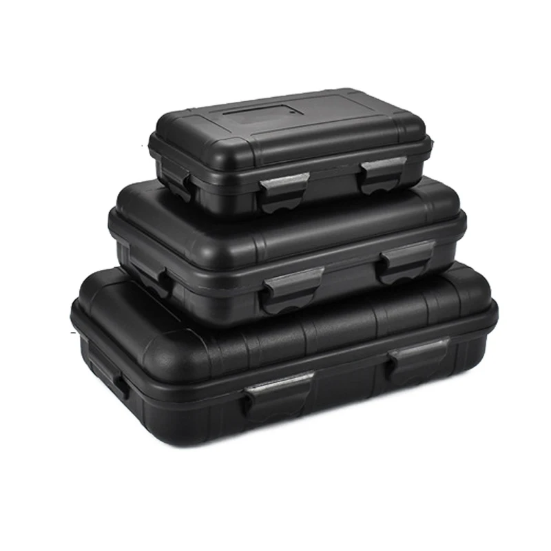 Caja de almacenamiento táctica a prueba de golpes, estuche de seguridad antipresión, impermeable, caja de herramientas herméticas, accesorios de emergencia de supervivencia al aire libre - imagen 3