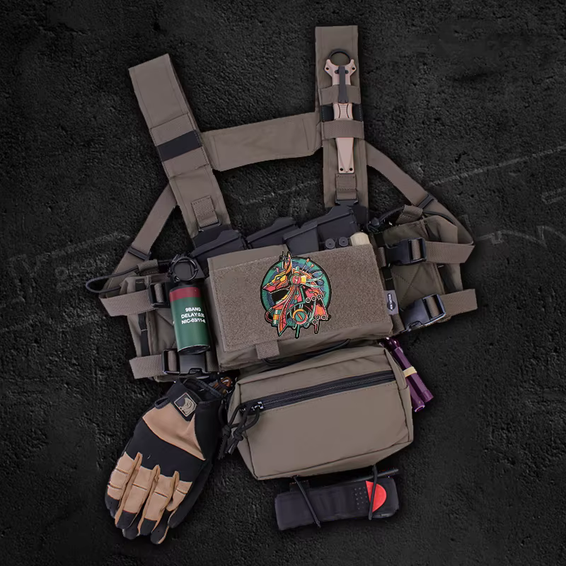 Parche PVC Anubis La Parca – Táctico militar para chaleco MOLLE - imagen 5