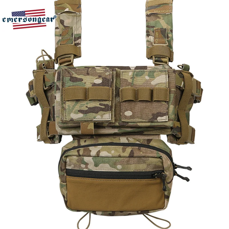 Emersongear-plataforma de pecho táctica MK3 para chaleco portador de placa, bolsa de combate para caza, Airsoft Mag, armadura, equipo de entrenamiento de combate - imagen 3