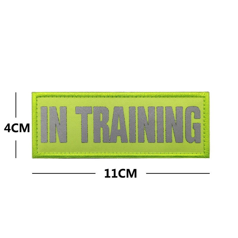 Parche reflectante para perros de servicio IR, soporte emocional, mejor amigo de entrenamiento, insignia táctica para exteriores para mascotas, chaleco o ropa para perros - imagen 3