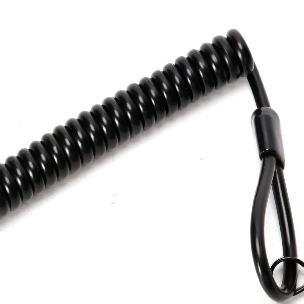 Cordón de cuerda elástica para acampar al aire libre, cuerda para llaves de teléfono antipérdida con resorte retráctil táctico - imagen 5