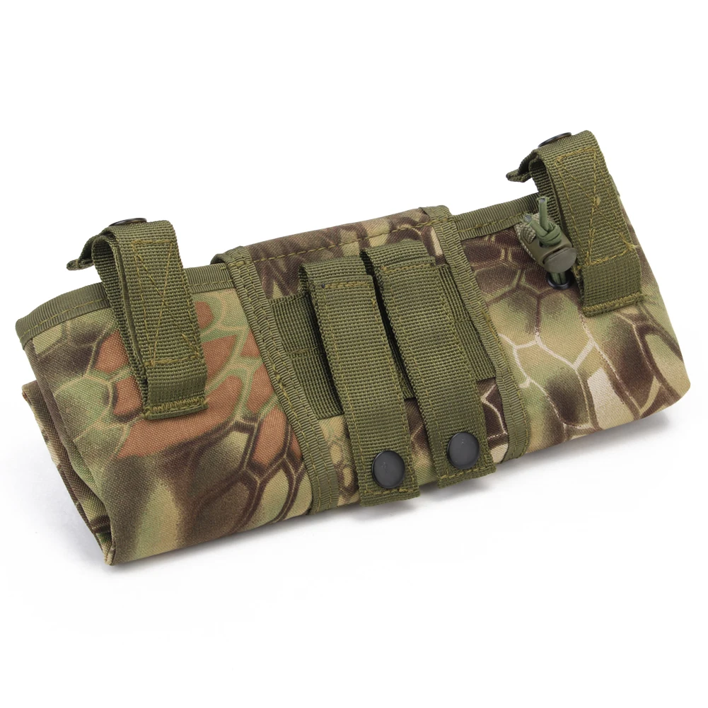 Bolsa táctica Molle de descarga, bolsa de recuperación Mag, Airsoft, caza, con cordón, para revistas, plegable, accesorios militares - imagen 2