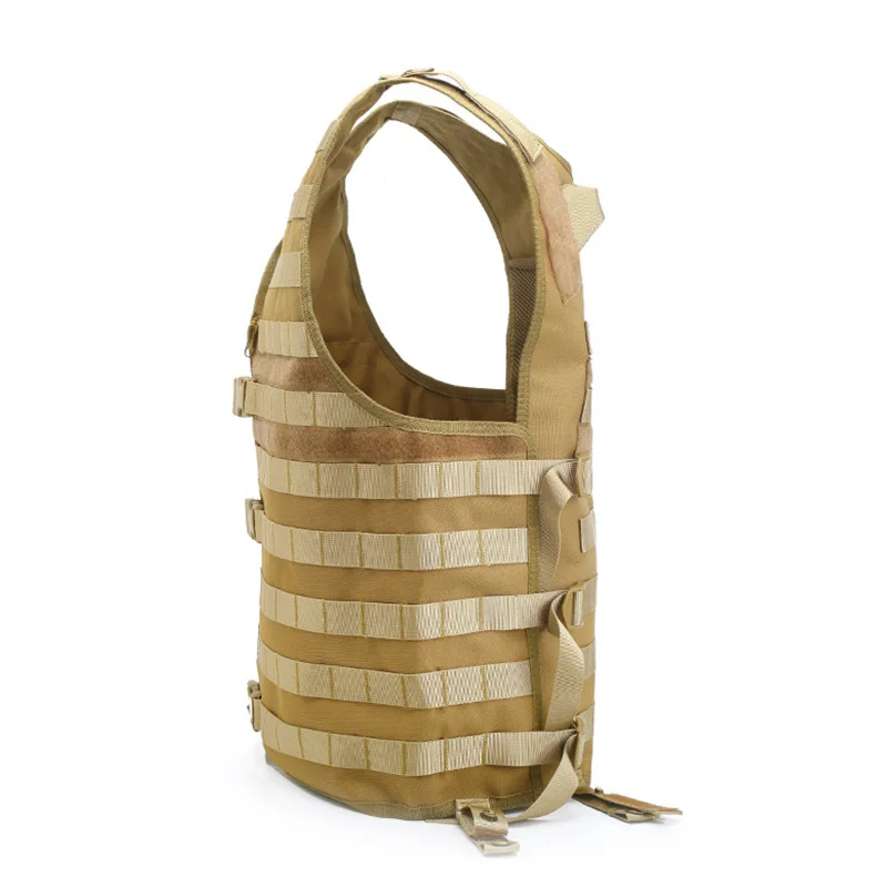 Chaleco táctico Molle Assault Plate Carrier Airsoft, malla ligera ajustable, equipo de caza CS para Paintball - imagen 3