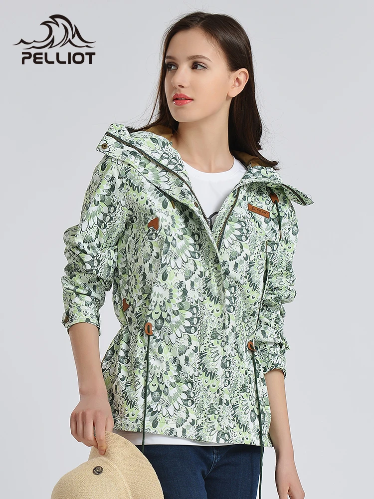 pelliot camping turismo chaquetas de senderismo femeninas chaquetas de invierno para mujer cortavientos a prueba de viento impermeable cálido abrigo de otoño - imagen 5