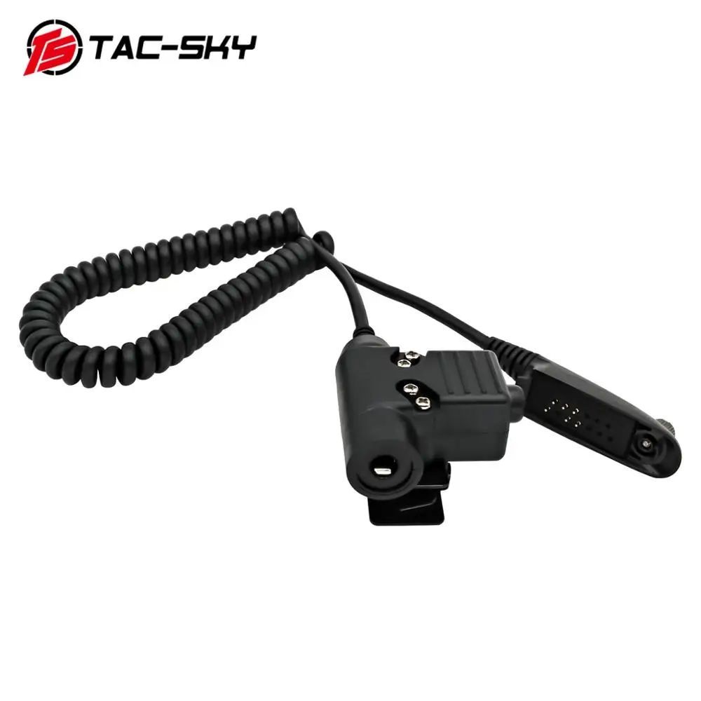 Auriculares tácticos militares PTT U94 PTT para Motorola GP328 PRO5150 GP338 PG380 GP680 HT750 GP340 Radio Walkie Talkie, auriculares - imagen 3